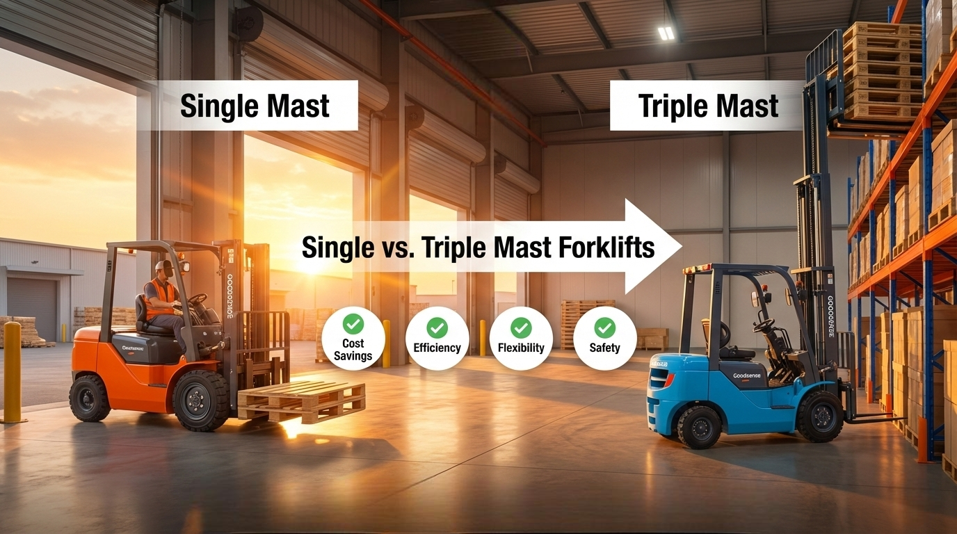 Mast forklift